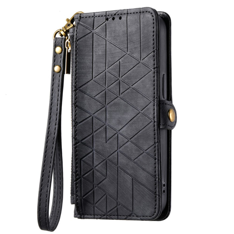 Capa Moti Geometric Wallet para Moto G85 5G