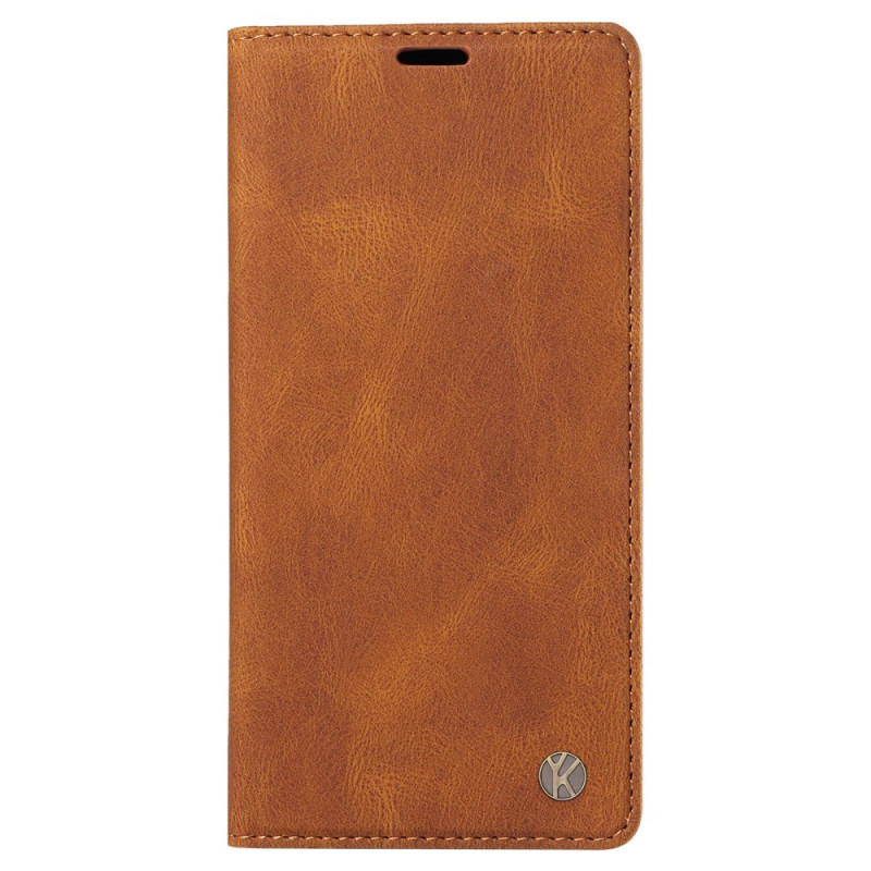 Capa Flip Cover Moto G85 5G Efeito Camurça YIKATU