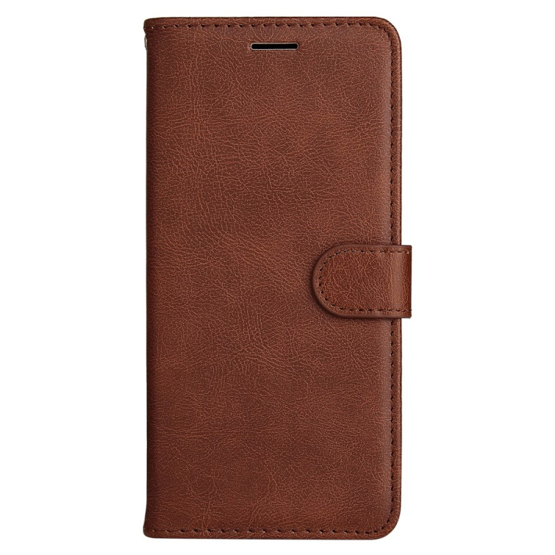 Capa para Moto G85 5G em couro sintético liso