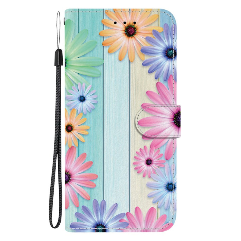 Capa para Moto G55 5G Girassóis coloridos