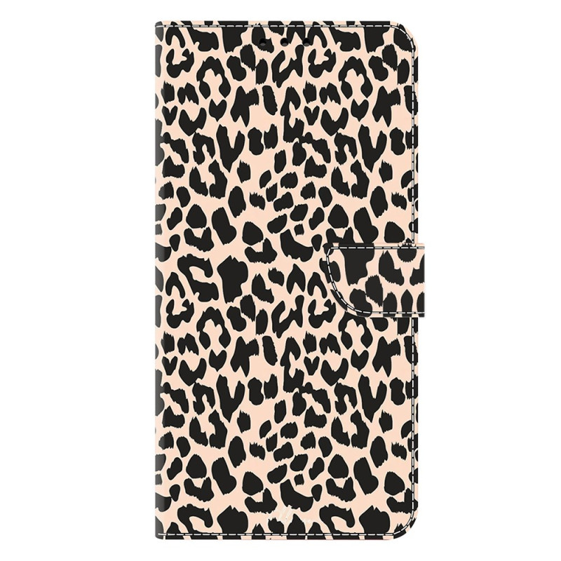 Capa com impressão de leopardo para Moto G55 5G