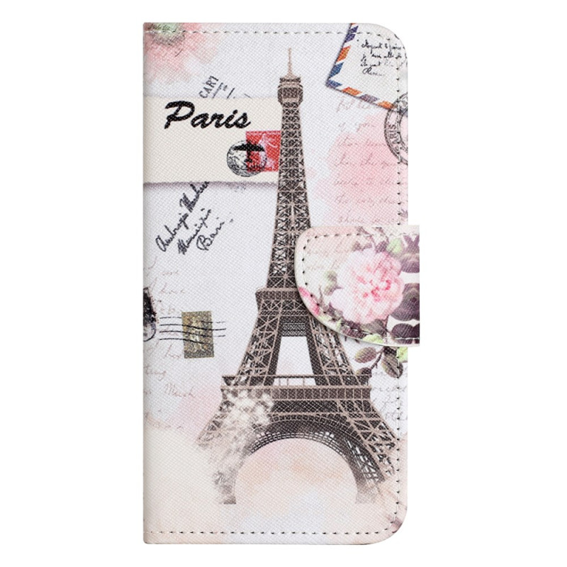 Capa para Moto G55 5G Padrão da Torre Eiffel