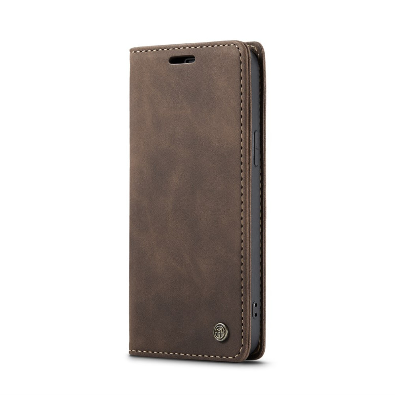 Capa flip para iPhone 16E Simili Cuir Vintage CASEME