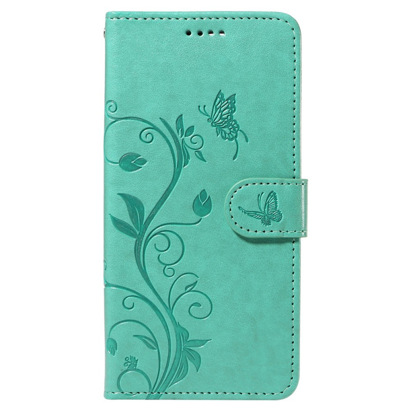 Capa para iPhone 16E Floralie e Borboletas