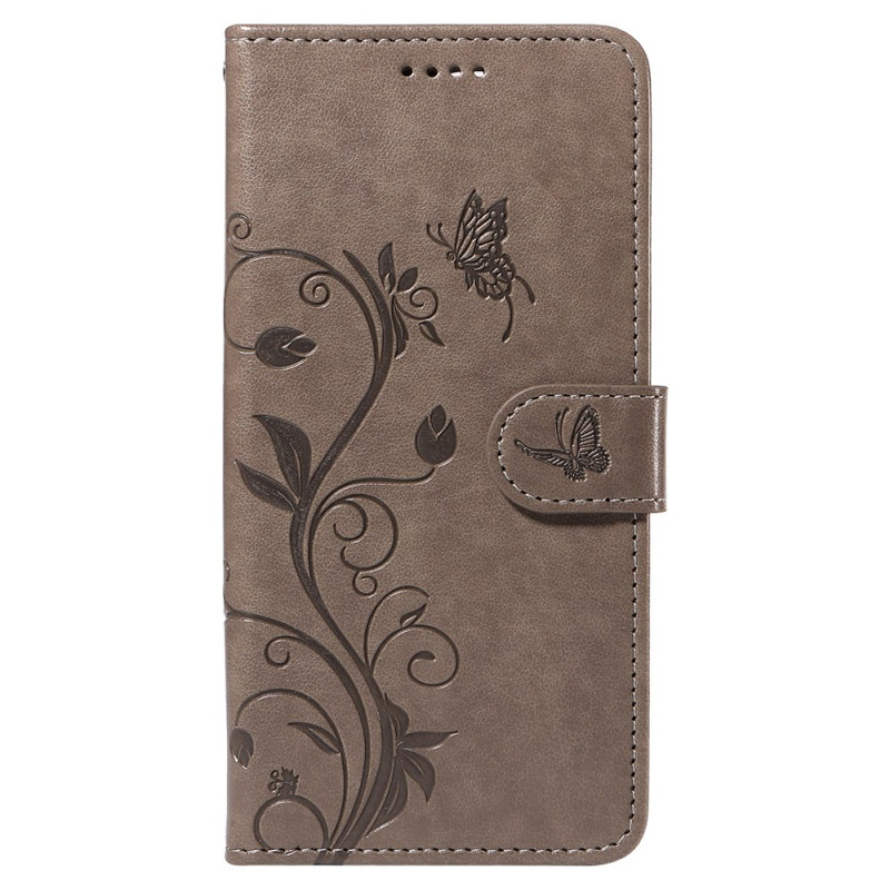 Capa para iPhone 16E Floralie e Borboletas