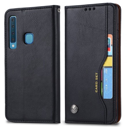 Capa Flip Cover Samsung Galaxy A9 Capa de cartão em pele