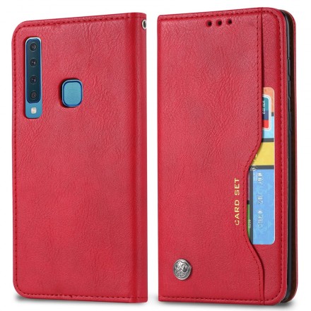 Capa Flip Cover Samsung Galaxy A9 Capa de cartão em pele