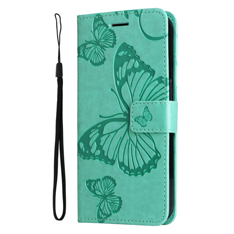 Capa para Moto G75 5G com borboletas gigantes