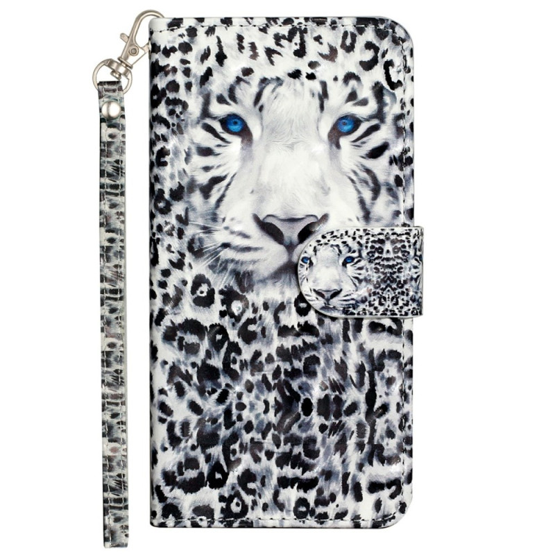 Capa para iPhone 16E Leopard Strap