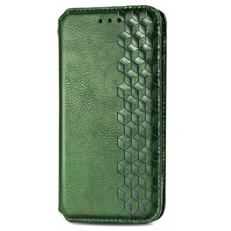 Capa flip Moto G75 5G Efet Daim Vintage com Friso