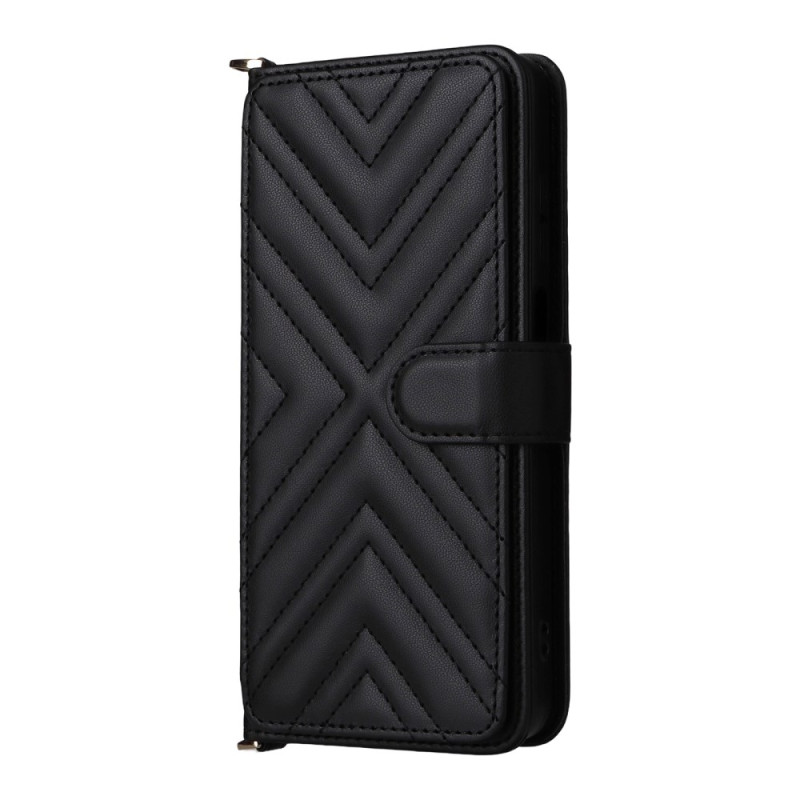 Capa de design premium para Realme C75 com cordão e alça de ombro