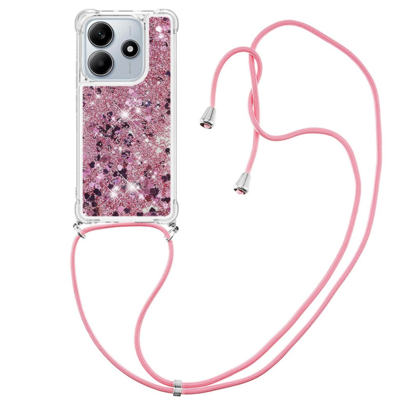 Xiaomi Redmi Note 14 5G Capa com cordão brilhante
