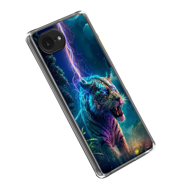 Capa iPhone 16E Tiger Lightning