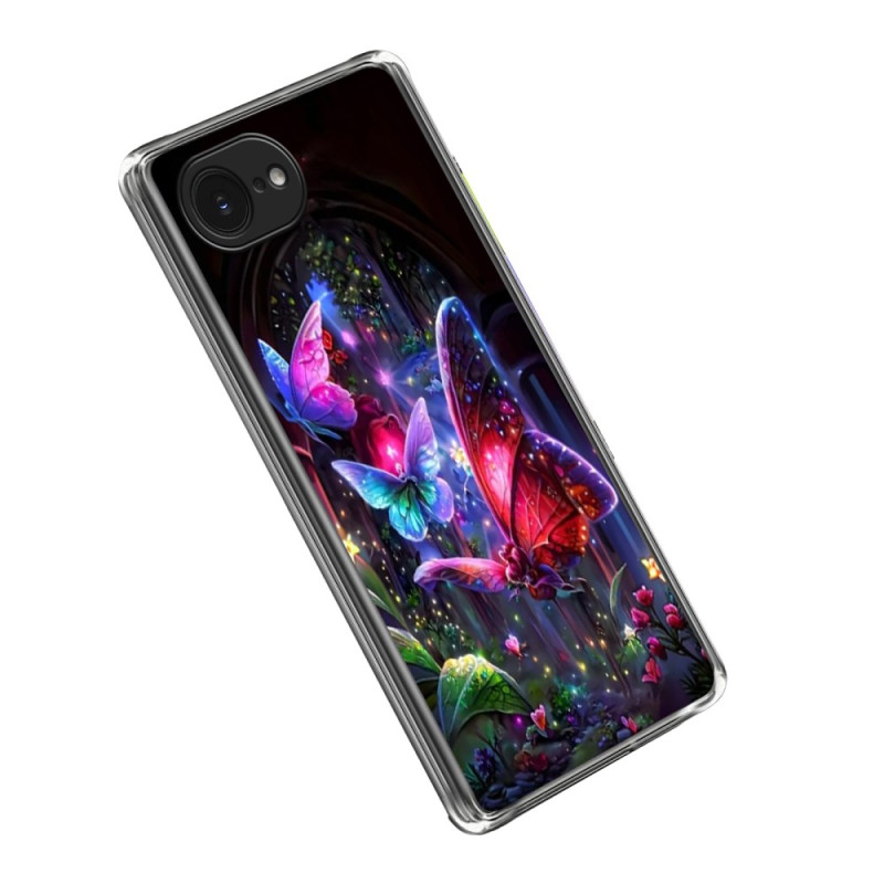 Capa para iPhone 16E com design Butterfly Dreamer - Proteção contra choques