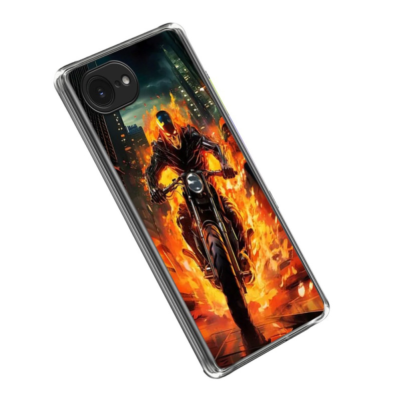 Capa Fire Knight para iPhone 16