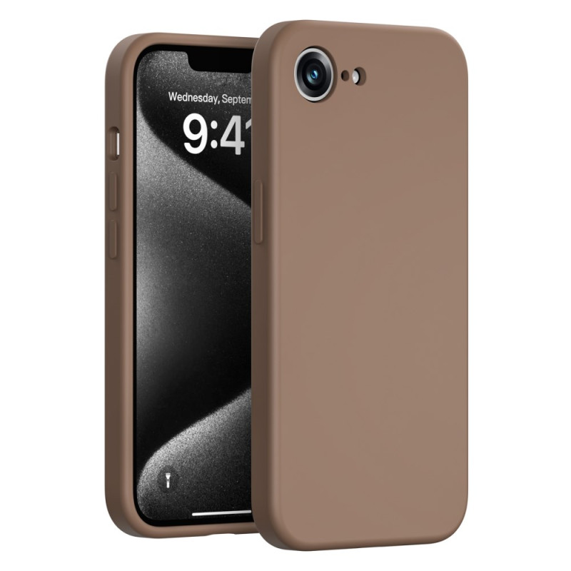 Capa de silicone líquido e plástico para iPhone 16E