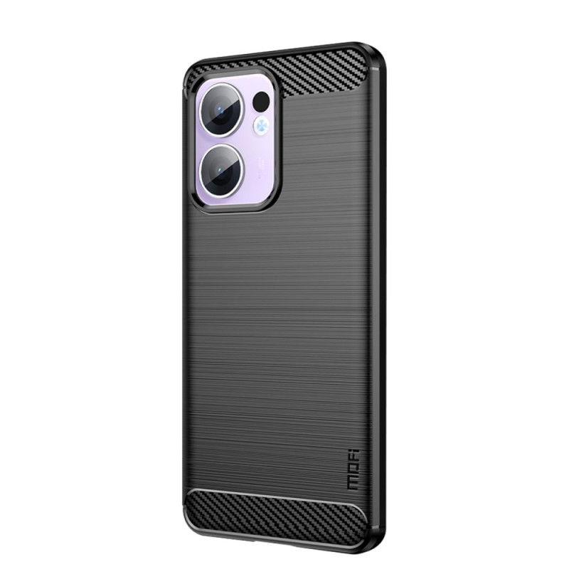 Capa de fibra de carbono escovada Oppo Reno 13F 4G / 5G