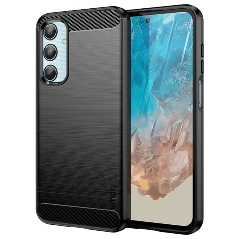 Capa de fibra de carbono escovada para Samsung Galaxy M35 5G MOFI