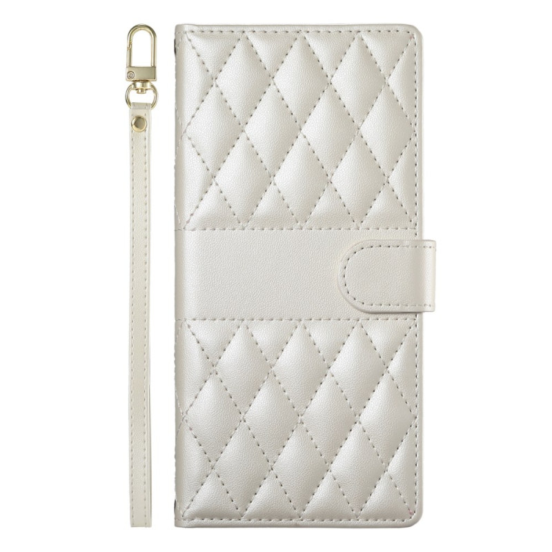 Capa acolchoada inteligente para Google Pixel 9A com cordão de pescoço e alça de ombro