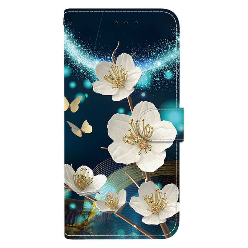 Capa Xiaomi Redmi Note 14 4G Magnólias brancas