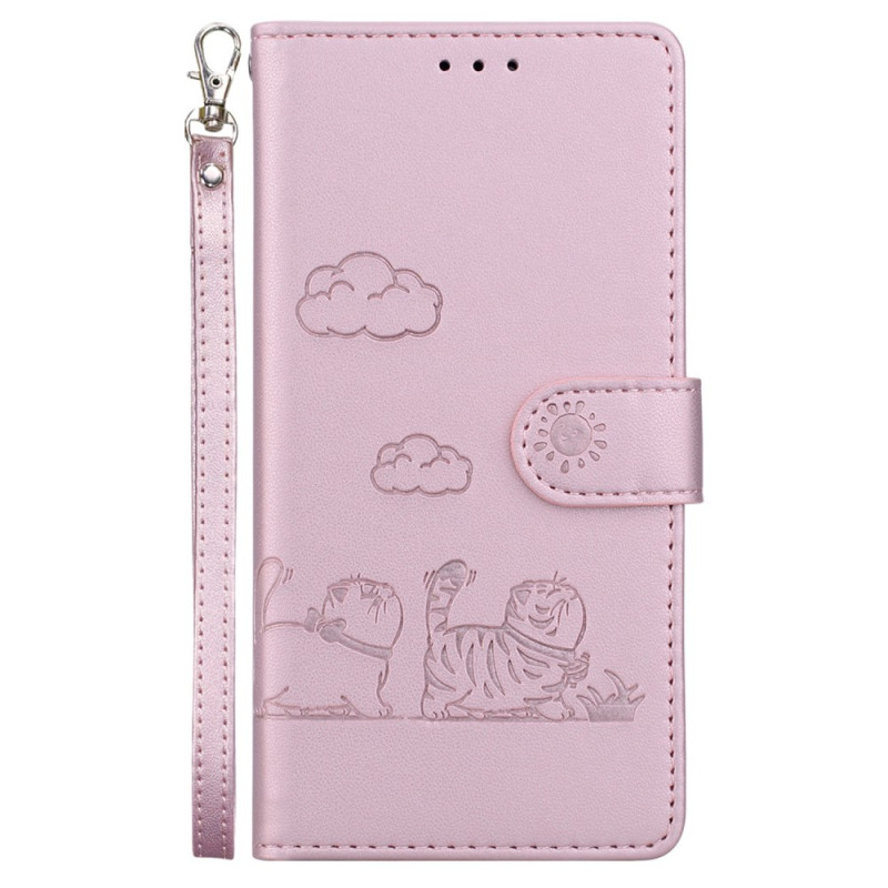 Xiaomi Redmi Note 14 4G Capa
com cordão de pescoço e cena de gato