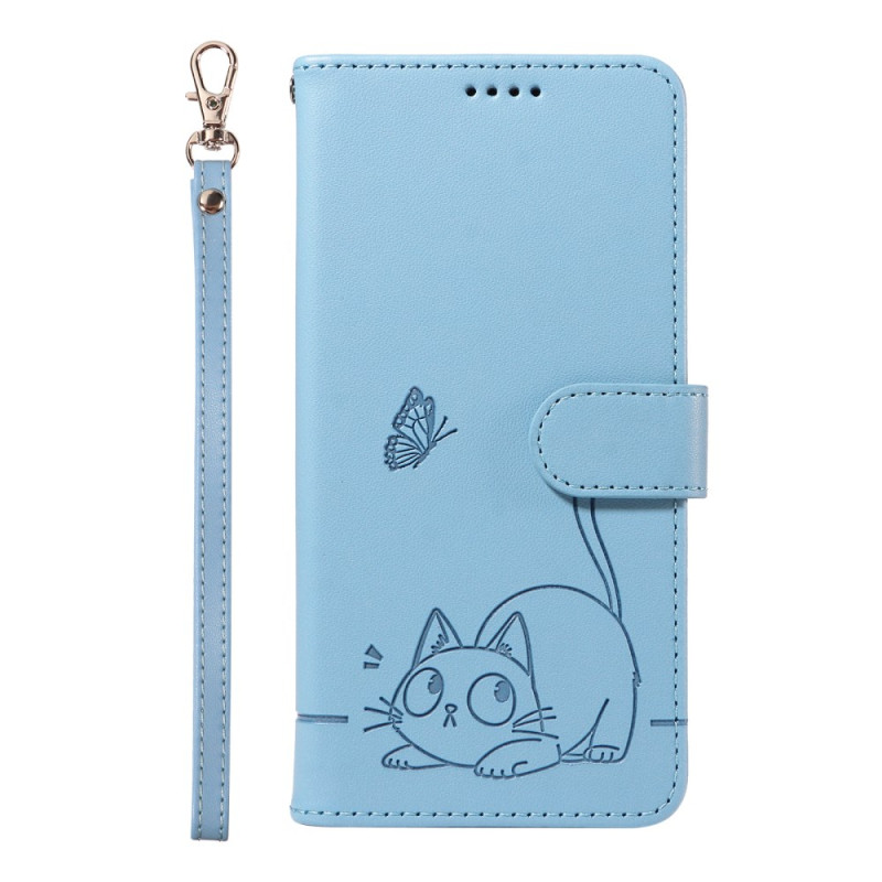 Xiaomi Redmi Note 14 4G Capa
com alça para gato divertido