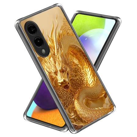 Capa dragão dourada para...