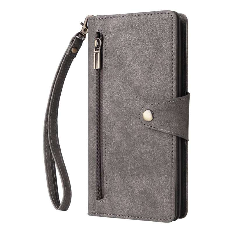 Capa de bolso com fecho para Xiaomi Redmi Note 14 5G / Poco M7 Pro 5G