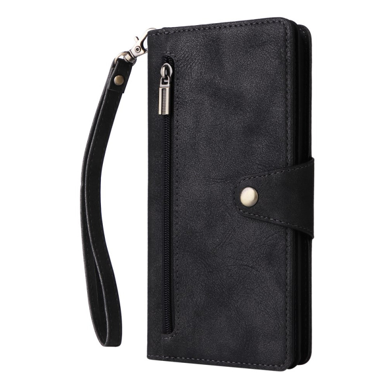Capa de bolso com fecho para Xiaomi Redmi Note 14 5G / Poco M7 Pro 5G