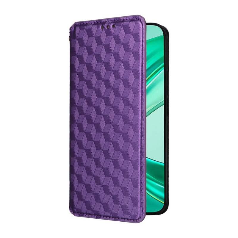 Capa Flip Cover Honor X8c 3D Cubes