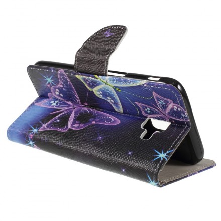 Samsung Galaxy J6 Plus Case Butterflies e Flores