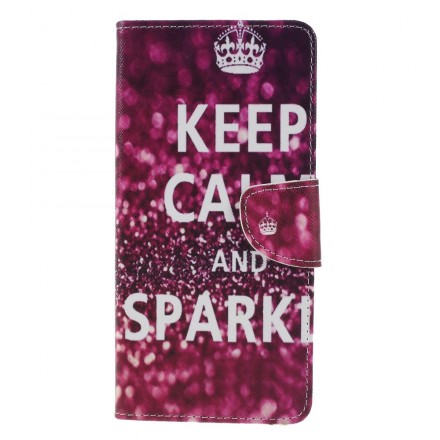 Capa Samsung Galaxy J6 Plus Keep Calm and Sparkle