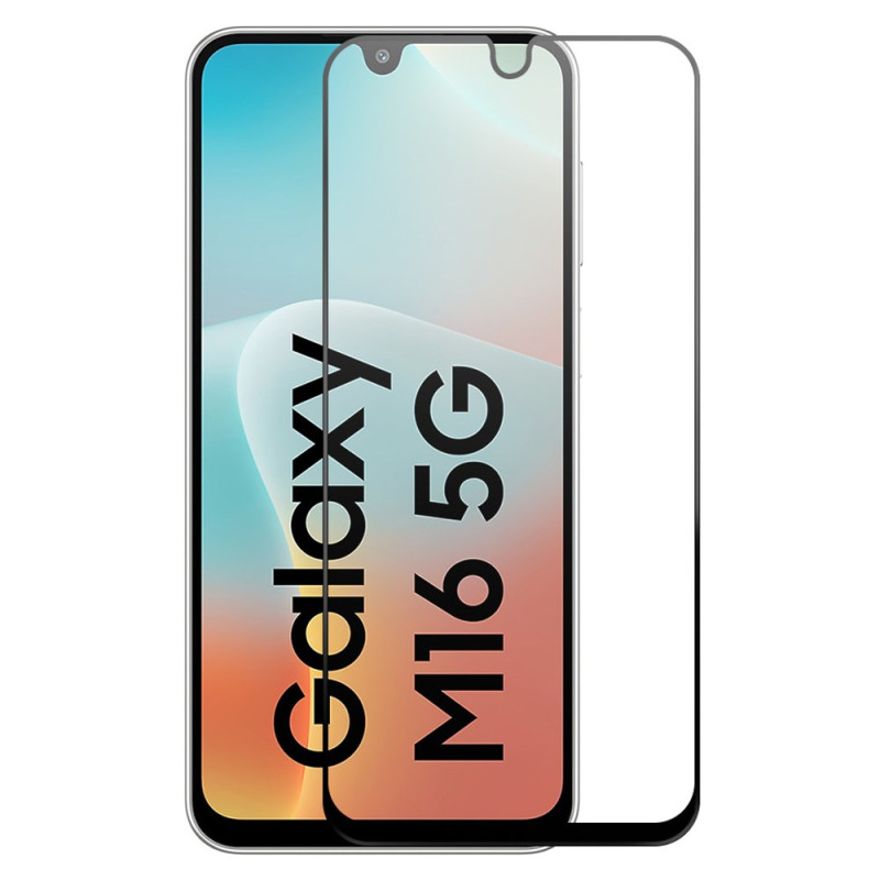 Protetor de ecrã integral de vidro temperado para Samsung Galaxy M16 5G