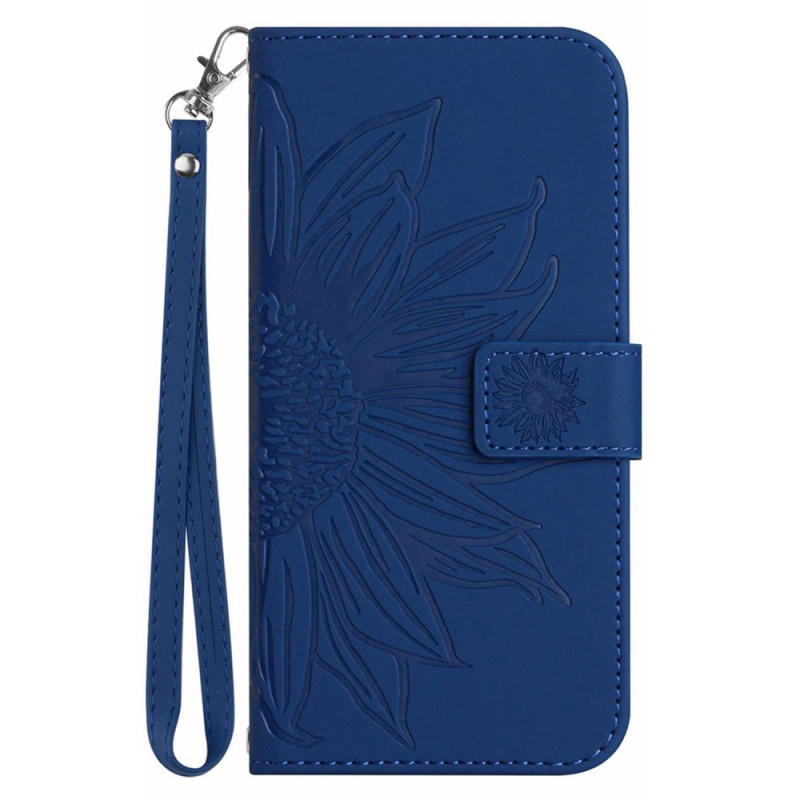 Capa com cordão para Samsung Galaxy M16 5G Sunflower Imprint