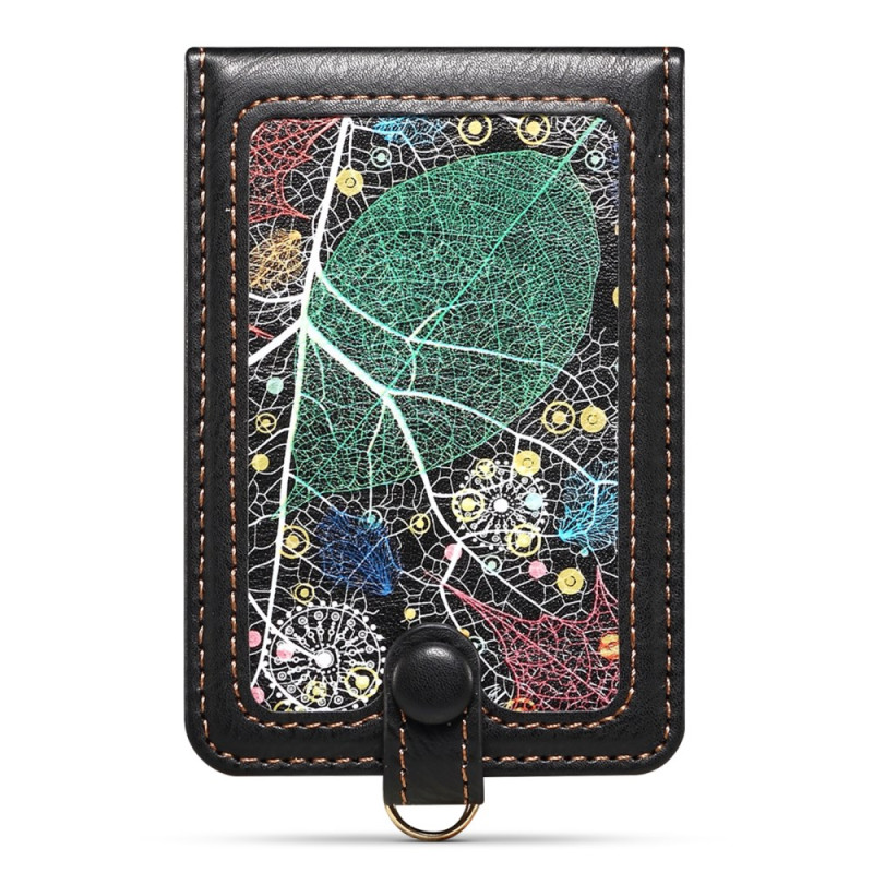 Porta-cartões adesivo com suporte para design
 artístico