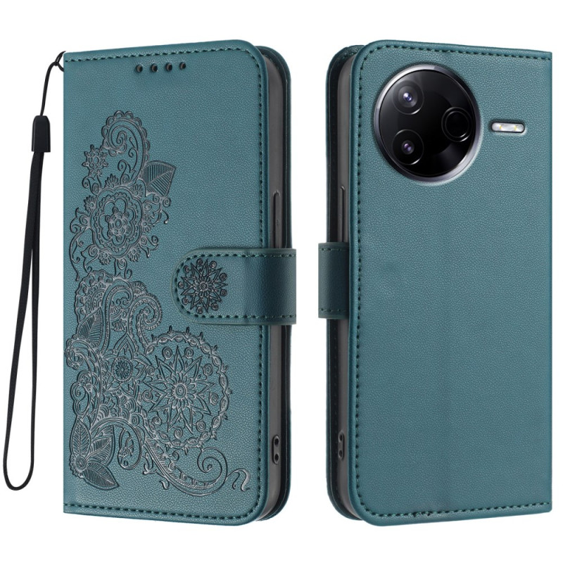 Poco F7 Pro 5G Capa de renda floral