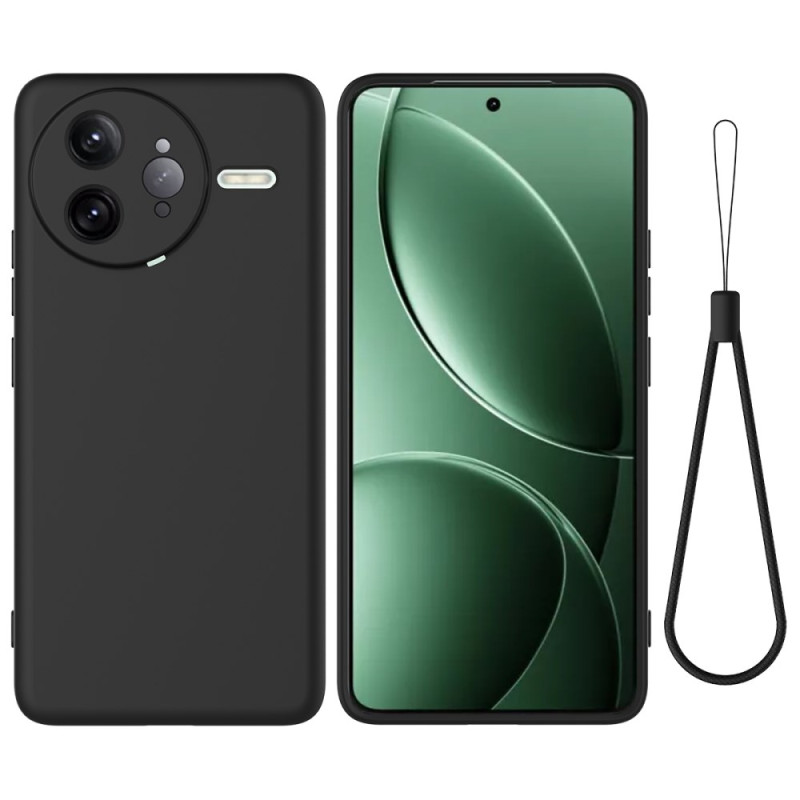 Coque Poco F7 Ultra 5G Silicone Liquide à Lanière