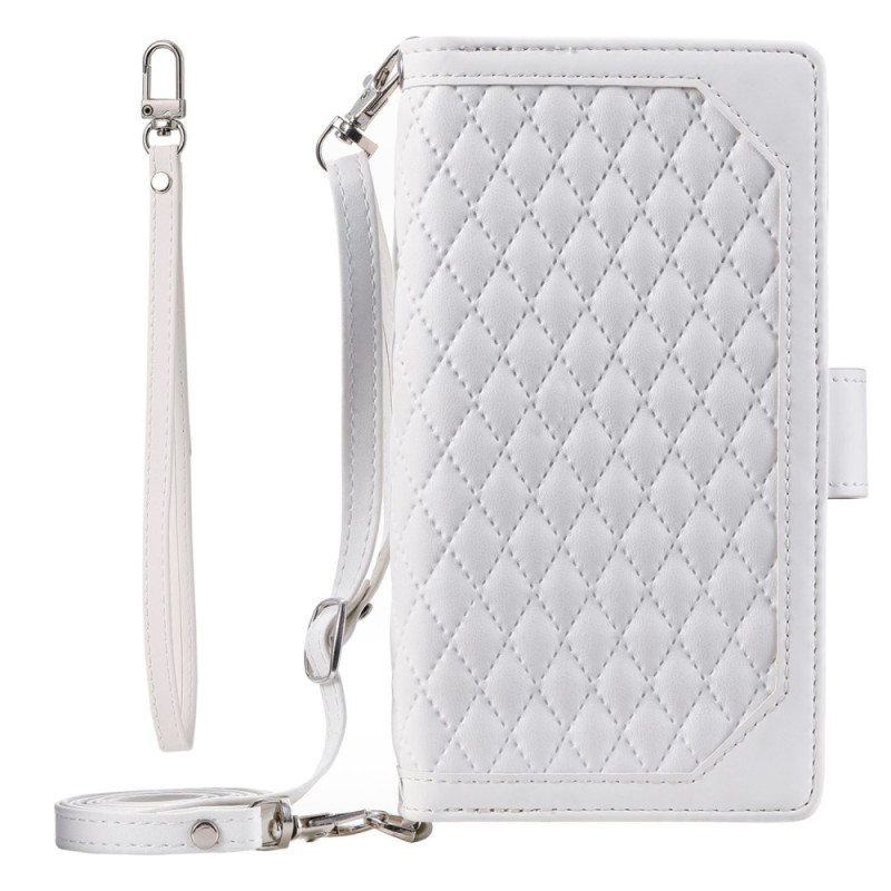 Capa para Samsung Galaxy A32 5G / M32 5G Design almofadado com cordão e alça de ombro
