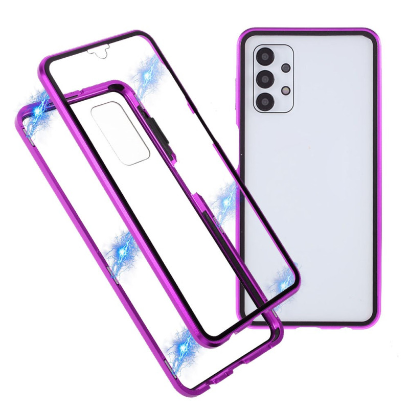 Capa magnética para Samsung Galaxy A32 5G / M32 5G com vidro temperado
