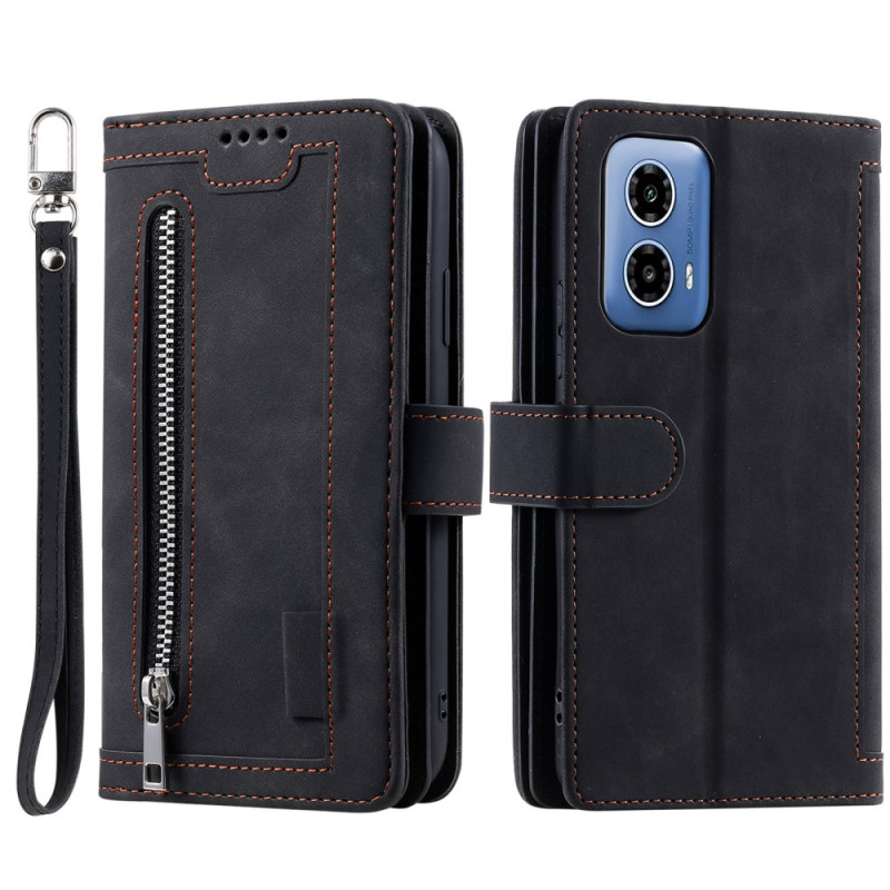 Estojo
Moto G45 5G / G34 5G com 9 suportes para cartões e cordão de segurança