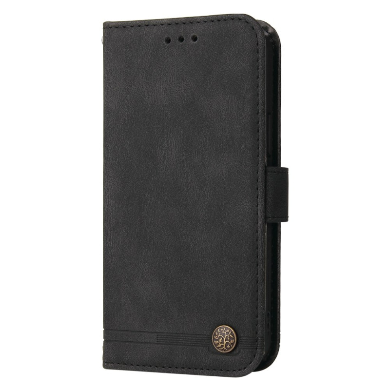 Capa Motorola Edge 60 / 60 Fusion Efeito Camurça Rebite