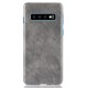 Samsung Galaxy S10 Efeito Lychee da capa de pele Lychee