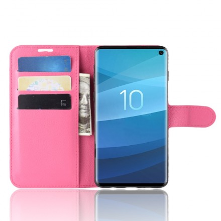 Capa Samsung Galaxy S10 Retro Leatherette Capa Samsung Galaxy S10 Retro Leatherette