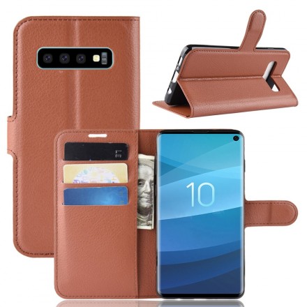 Capa Samsung Galaxy S10 Retro Leatherette