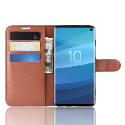 Capa Samsung Galaxy S10 Retro Leatherette