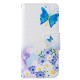 Samsung Galaxy S10 Capa pintada de borboletas e flores