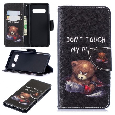 Samsung Galaxy S10 Case Dangerous Bear