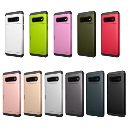 Samsung Galaxy S10 Capa duro de cartão Flashy