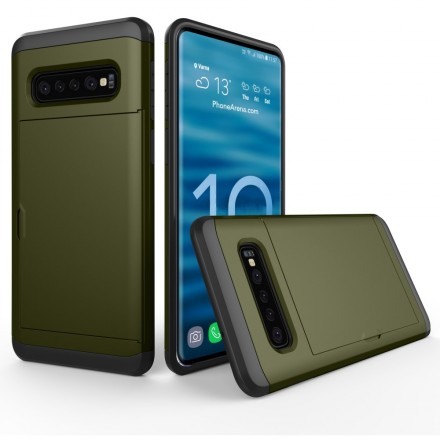 Samsung Galaxy S10 Capa duro de cartão Flashy
