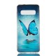 Samsung Galaxy S10 Capa Borboleta Azul Fluorescente